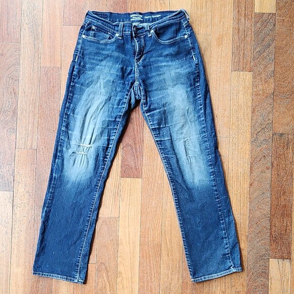 Signature by Levi Strauss Faded Wash Curvy Straight Jeans Size W29 L32 - Picture 4 of 16